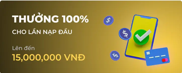 Siêu ưu đãi Thưởng 100% tại vegasslots777ol